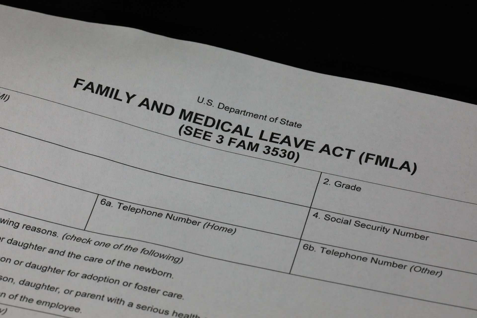 Revised FMLA Forms Issued